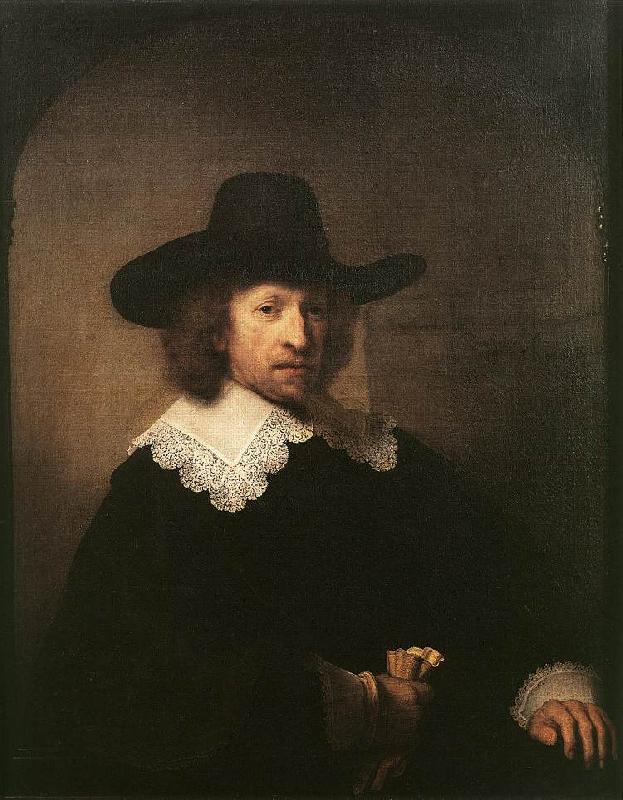 REMBRANDT Harmenszoon van Rijn Portrait of Nicolaas van Bambeeck dg oil painting image